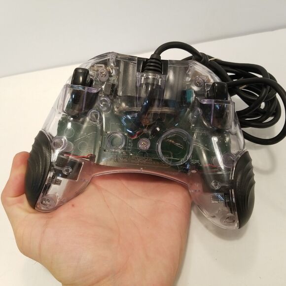 Original Xbox Controller Pelican 2045 Clear Afterglow Pro Controller - Picture 2 of 4